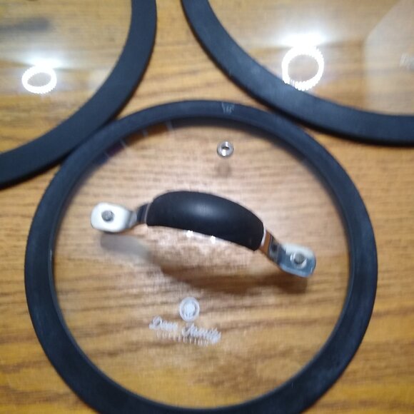 Set of 3 Deen Family Glass Replacement Pot Lids - Picture 2 of 8